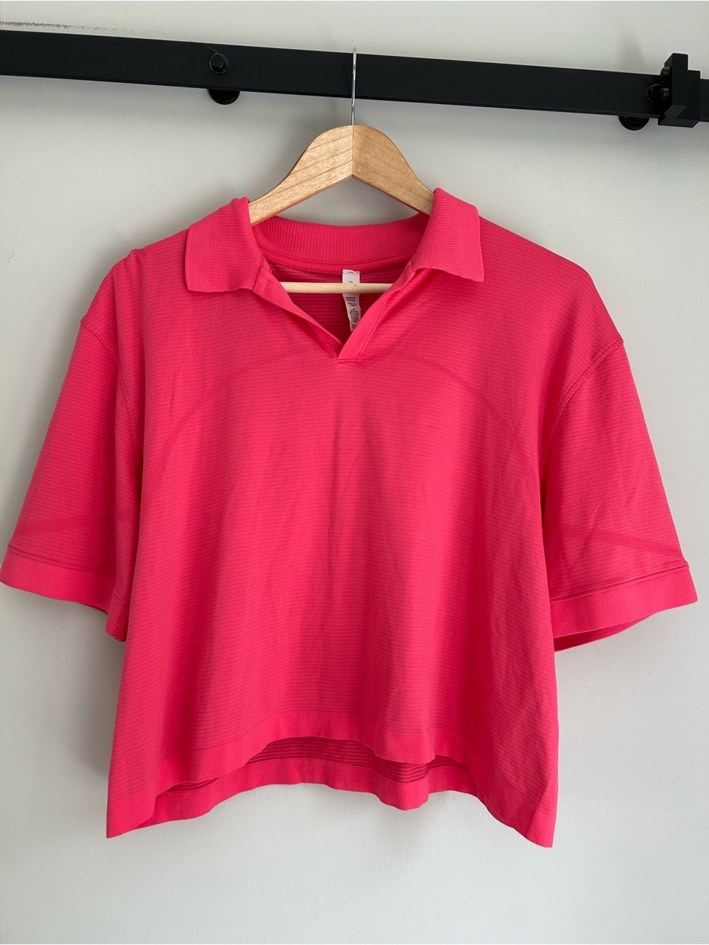 Lululemon Swiftly Tech Relaxed Fit Polo Shirt Waist Size 12